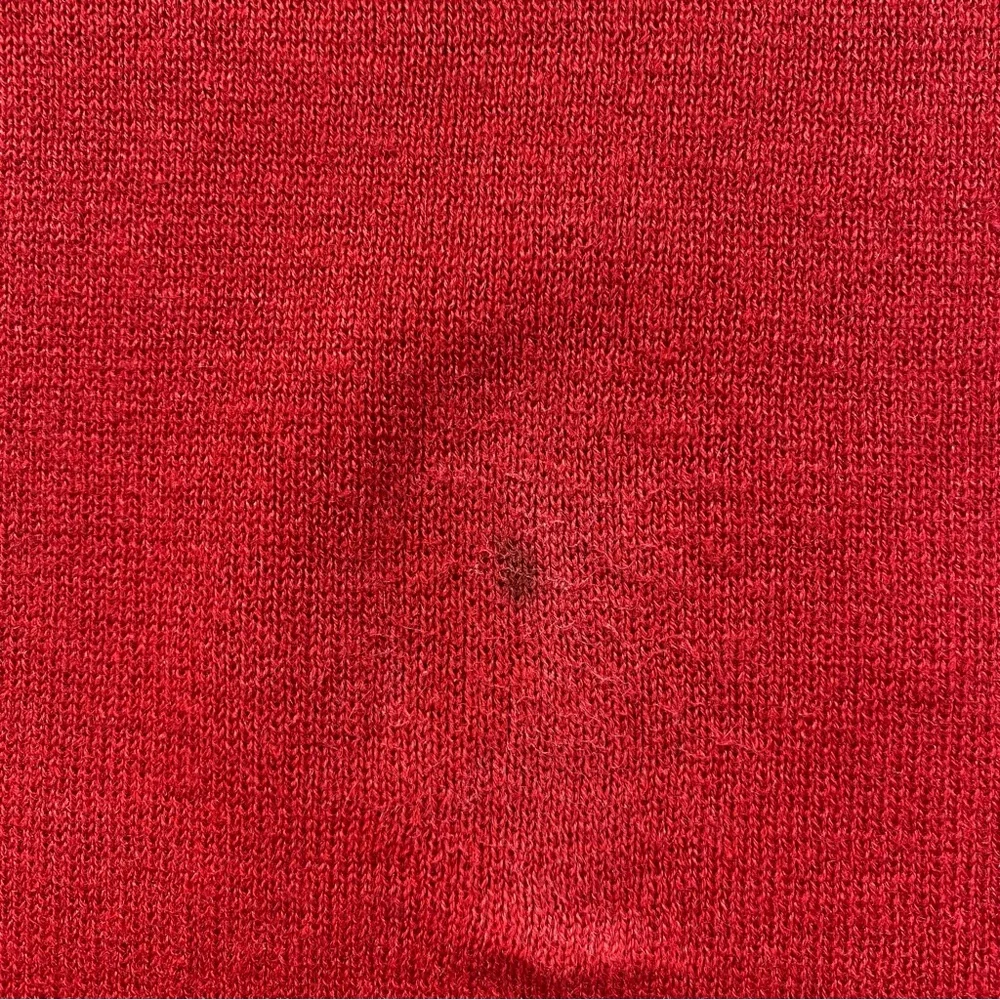 JohnPaulRichard Top Sequins Shimmering Red Tank Top Christmas Holiday - Picture 8 of 9